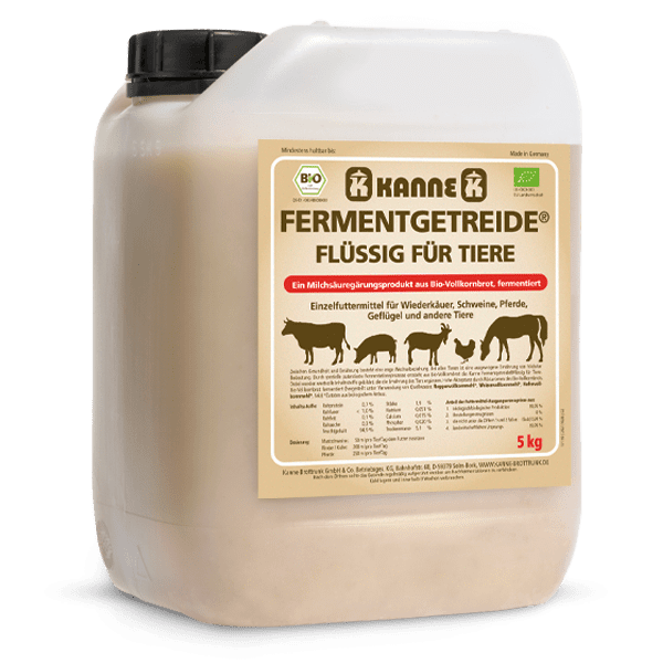 Kanne Bio Fermentgetreide® flüssig für Tiere 5 kg