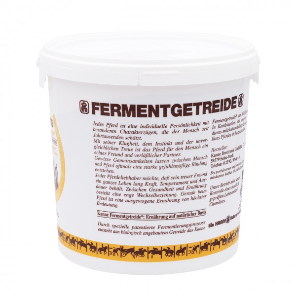 Kanne Bio Fermentgetreide® für Tiere Eimer 7 kg