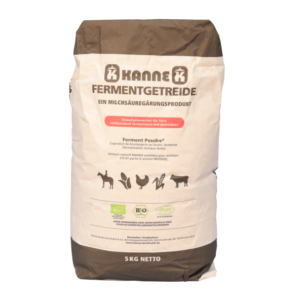 Kanne Bio Fermentgetreide® für Tiere Sack 5 kg