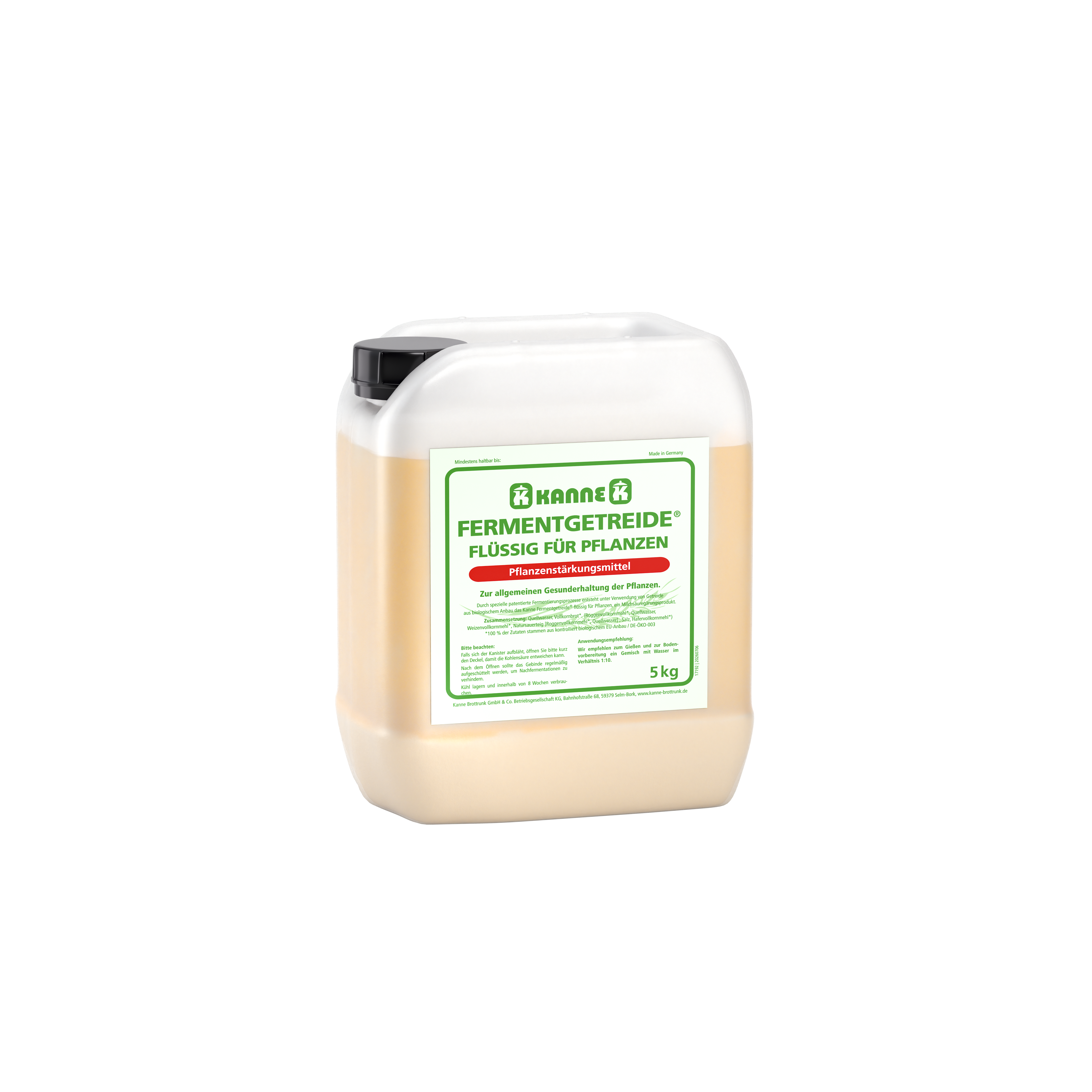 Kanne Fermentgetreide® flüssig Boden/Pflanzen 5 kg