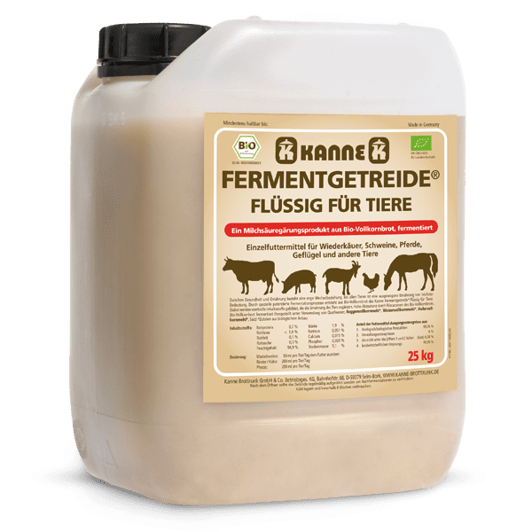 Kanne Bio Fermentgetreide® flüssig für Tiere 25 kg