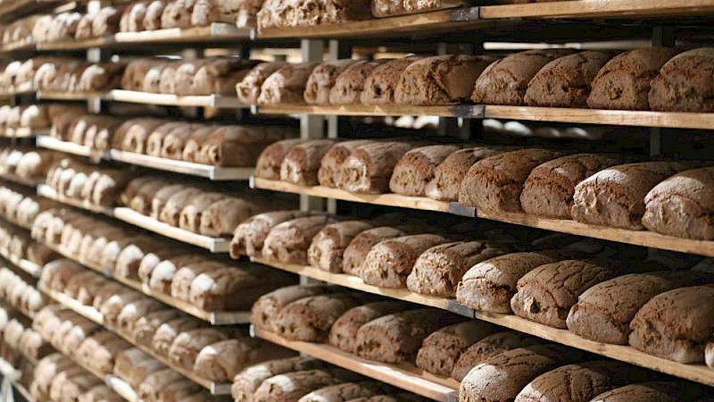 Das Brot wird eigens für den Kanne Bio Brottrunk hergestellt